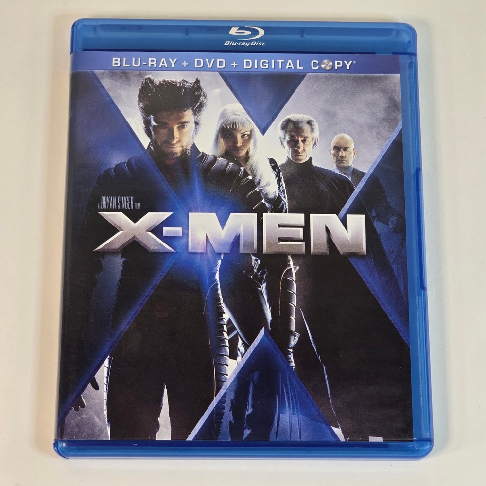 X-Men 4-Disc Set‎ Blu-ray + DVD + Digital Copy Marvel Movie Bryan Singer